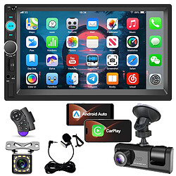 VURAHOME Android Autoradio MP5 7" FM BT et Apple Carplay - 7010