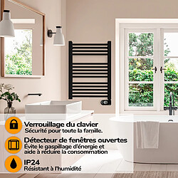 Hjm Sèche-serviette sans fluide Noor 750W pas cher