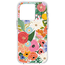 Rifle Paper Co. Rifle Paper Coque pour iPhone 14 Pro Max MagSafe Motif Floral Antibactérienne Rose