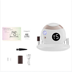 INF Coupe-ongles électrique 3 en 1 : coupe, lime et polit White