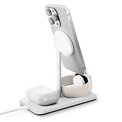 Avis Twelve south Support de Charge Sans Fil Qi2 3-en-1 Deluxe Compatible MagSafe Blanc
