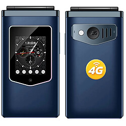HAMTOD T8 4G Téléphone Portable Senior à Clapet Bleu HAMTOD T8 4G Téléphone Portable Senior à Clapet Double écran 2.8" 1500mAh,Bouton SOS,Bleu