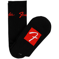 Chaussettes Stompsocks au logo de Fender Black L Fender