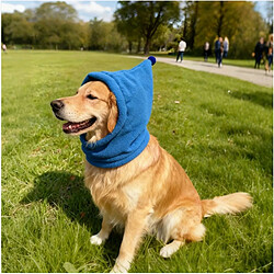 Acheter INF Bonnet Chien Polaire Chaleureux et Apaisant - Protection Hivernale et Anti-Bruit Blue L