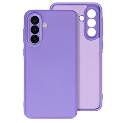 Avizar Coque Soft-Touch pour Galaxy A37 en Silicone Semi-rigide Antidérapant Violet