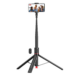 Forcell Perche Selfie sans Fil 1.70m pour Smartphone 60 à 95 mm avec Trépied Automatique