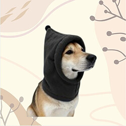 Avis INF Bonnet Chien Polaire Chaleureux et Apaisant - Protection Hivernale et Anti-Bruit Black L