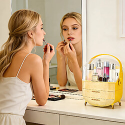 Avis ZMH Boite De Rangement Pour Cosmétiques Doré