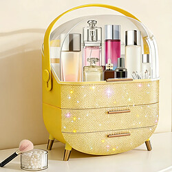 ZMH Boite De Rangement Pour Cosmétiques Doré 