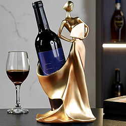 Vendos85 Casier à vin décoratif en résine pour comptoir femme