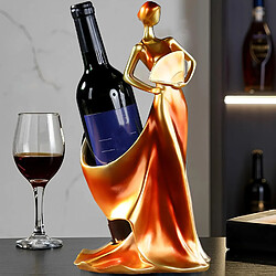 Vendos85 Casier à vin décoratif en résine pour comptoir femme