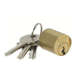 ISEO CITY - Jeu de cylindre 50 mm - Laiton poli