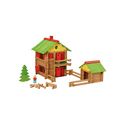 JEUJURA Maxi Coffret Chalet en bois 330 pièces