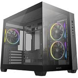 DeepCool CG330 3F Micro ATX Mini ITX ARGB Verre noir (R-CG330-BKNGM3-G)