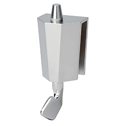 METALUX NM88015000 - Loqueteau cavalier chromé brillant pour porte 8/10 mm