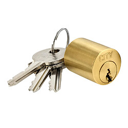 ISEO 56310801.5 Cylindre européen 80 mm Laiton poli