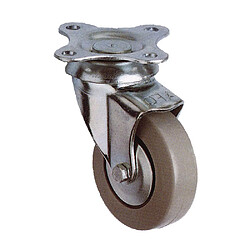 Rhombus 62053 Roulette pivotante 32 mm - Platine 4 trous