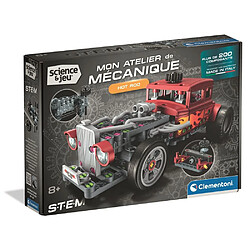 Clementoni Hot Rod - Kit de construction STEM 200+ pièces