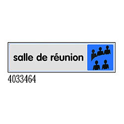 NOVAP 4033464 - Plaquette salle de réunion 170 x 45 mm