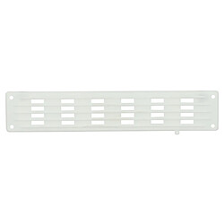 NICOLL PF300 - Grille de ventilation rectangulaire blanche
