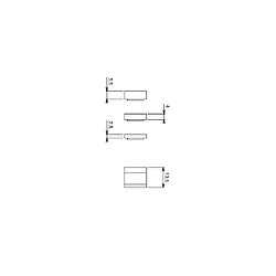 Avis LA CROISEE DS DS6812-036 - Gâche haute blanche RAL 9010