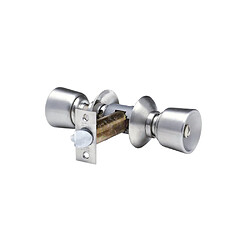 VACHETTE V60 - Serrure tubulaire bec de cane à condamnation - Inox satiné
