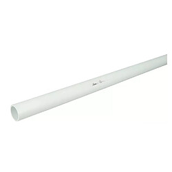 NICOLL Tube d'évacuation lisse blanc 40 mm x 2 m