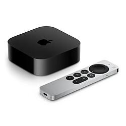 Apple TV 4K 3e génération 64 Go Wi-Fi Noir avec Siri Remote