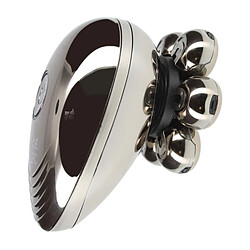 Acheter Avizar Rasoir Électrique Rechargeable avec Lames Rotatives pour la Barbe / Crâne Argent