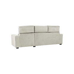 CONFORTEAM DANY7544 - Canapé d'angle convertible réversible beige pas cher
