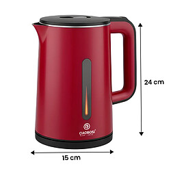 Acheter Avizar Bouilloire Électrique 0.6L 1500W avec Arrêt Automatique Noir / Rouge