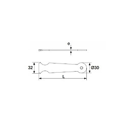 TORBEL 9921161 - Zingué blanc - 160 mm