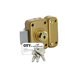 ISEO Verrou Arnov Cavith 4116A - Bronze gold