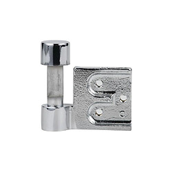 Stremler 3205 31 2 - Paire de fiches à entailler - Gauche - Chromé mat