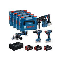 Bosch Professional 0615A500BJ - Kit 4 outils 18V avec L-Boxx