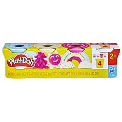 Play-Doh Confetti Fun 4-Pack - 4 pots multicolores