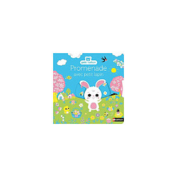 Promenade avec petit lapin - Album animé cartonné - Nathan