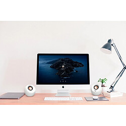 Acheter Creative Technology Creative Pebble V3 White - Haut-parleurs de bureau Bluetooth 5.0