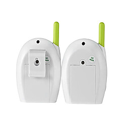 Nedis Babyphone Audio FHSS 5W 20dBm Portée 300m avec Indicateurs Lumineux Blanc / Vert