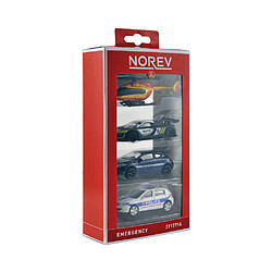 Norev EMERGENCY - Coffret 4 véhicules d'intervention miniatures