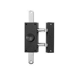 ISEO PERFECTA - Serrure 3 points cylindre/bouton 50 mm - Noir