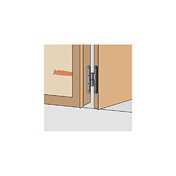 Avis TORBEL Loquet rond zingué blanc 120 mm