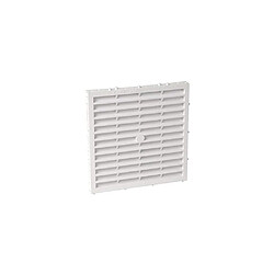 NICOLL M161 - Grille de ventilation façade rectangulaire 150 mm - Blanc