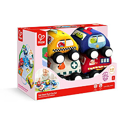 Hape E0076 - Voitures à rétrofriction lavables - Rouge