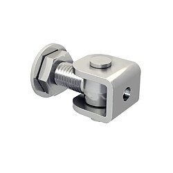 MANTION 03371425 - Gond réglable à visser M18 - Gris argent