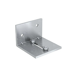 MANTION 2530 - Support d’angle double Cadet BK - Acier galvanisé