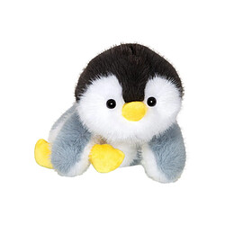 GIPSY TOYS Floppy Choopy Pingouin - 22 cm - Noir Blanc Gris