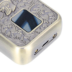 Sikaysen Rasoir Électrique à Double Grille avec Affichage Numérique LED Rechargeable Dorée pas cher