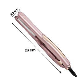 Acheter Avizar Fer à Lisser et à Boucler en Céramique Tourmaline 25W Température Réglable Rose