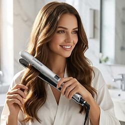 Avis Avizar Fer À Lisser et Boucler 25mm avec Chauffe Rapide PTC 35W Céramique Gris